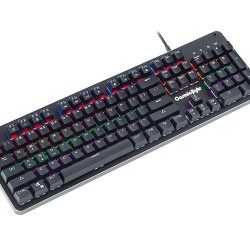 Cosmic Byte CB-GK-12 Neon Rainbow Backlit Mechanical Keyboard with Blue Switch (Black) 